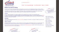 Desktop Screenshot of cooksandcooking.nl